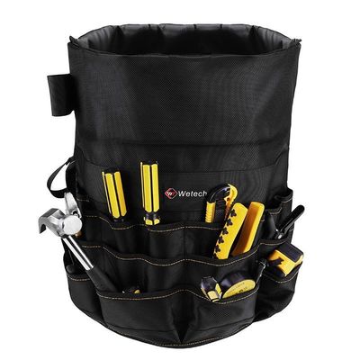 Black Bucket Tool Bag chuyên nghiệp Bucket Tool Bag tùy chỉnh Capacity 10 kg
