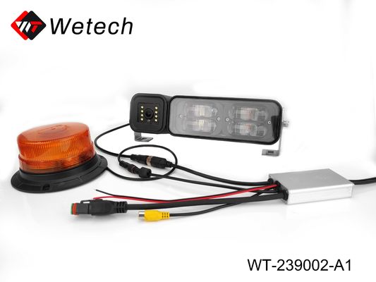 Chiếc xe nâng AI thông minh tránh tín hiệu xe tải ánh sáng điểm mù hệ thống phát hiện xung quanh va chạm