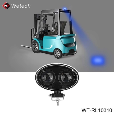 PMMA Lens Waterproof IP67 Blue LED Spot Light WT-RL10310 cho xe tải và thiết bị kỹ thuật