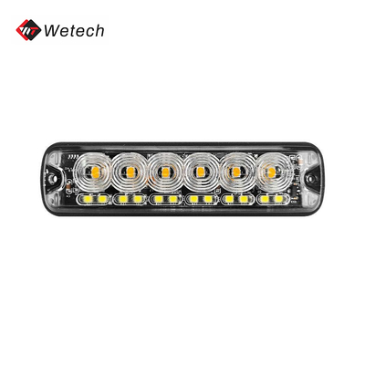18W Truck Strobe Light High Bright LED Grille Strobe Lights IP67 vật liệu ống kính PC