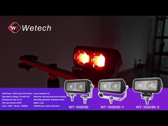 WT-102030 Đèn làm việc xe nâng 12V 24V Đèn an toàn cho người đi bộ 30W