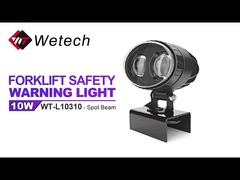 WT-L10310 10V - 80V Đèn LED chiếu điểm màu xanh IP67 Đèn chiếu điểm xe tải với giá đỡ bằng thép không gỉ