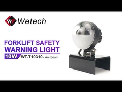 WT-T10310 IP67 đèn an toàn vòng cung xe nâng 10W đèn bên màu đỏ xe nâng