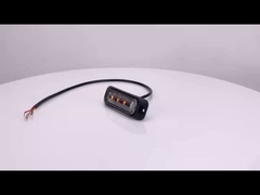 WT-TC10912-2 Đèn nháy cảnh báo LED 12V - 24V Đèn nháy bên IP67 Dành cho xe