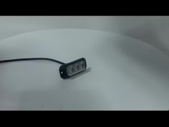 Đèn LED nhấp nháy màu hổ phách WT-T10909 IP67 12V 24V Đèn nhấp nháy xe tải