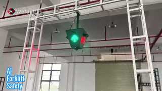 Đèn an toàn xe nâng AI giúp tăng hiệu quả kho hàng