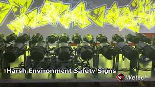 Máy chiếu Gobo LED 240W IP65 Biển báo an toàn